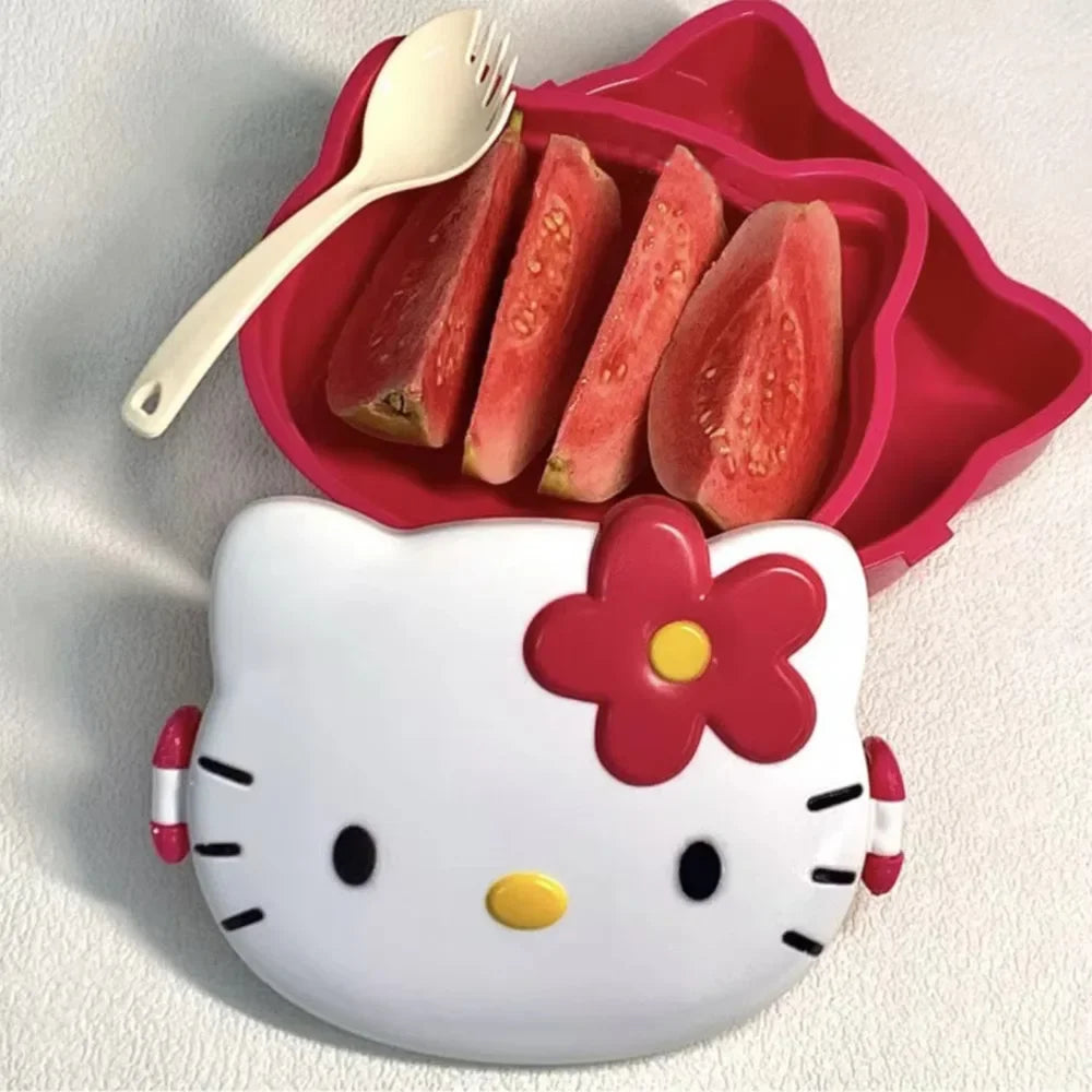 Hello Kitty Double-Layered Bento Lunch Box