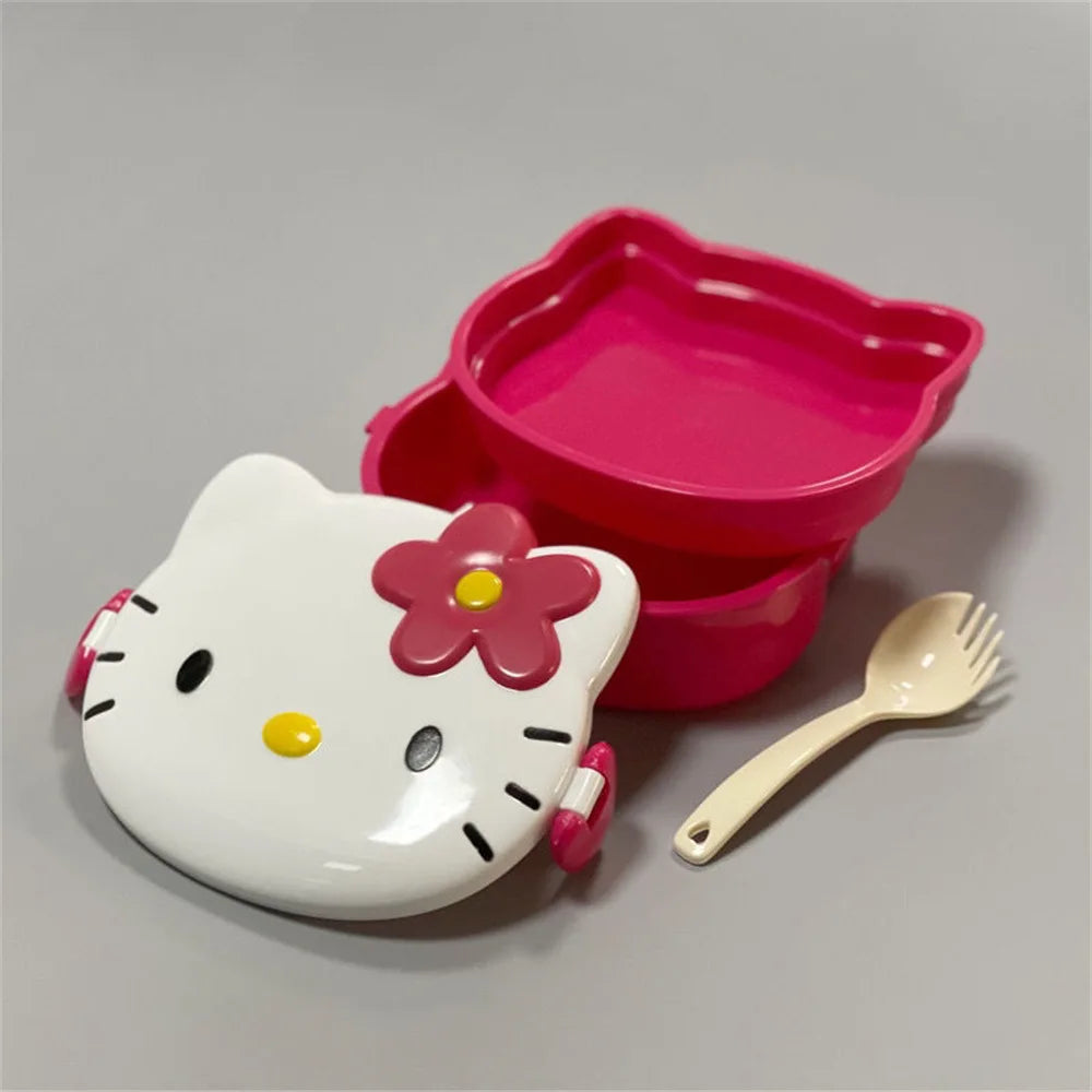 Hello Kitty Double-Layered Bento Lunch Box